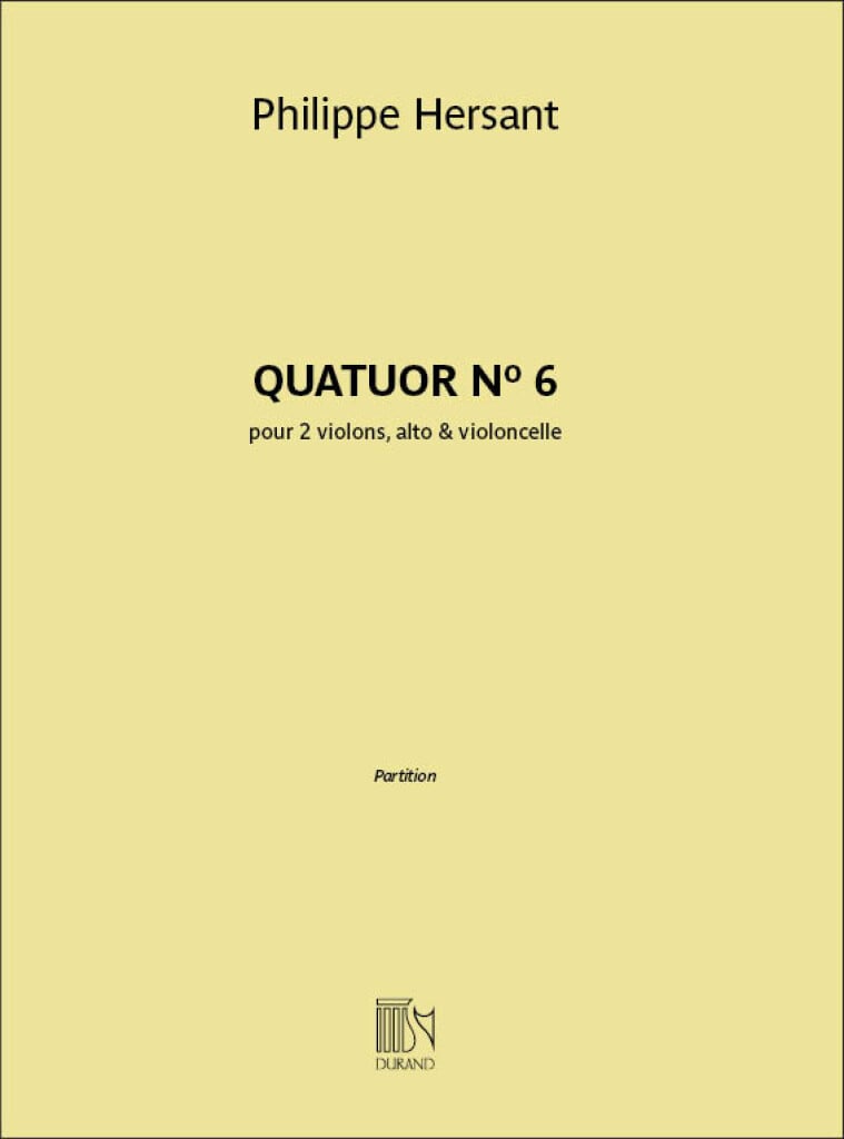 Quatuor N° 6